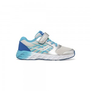 Saucony Wind 2.0 A/C Sneaker Turq/Silver | 075412-ISG