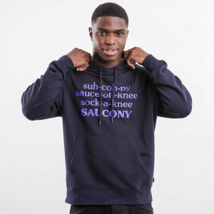 Saucony X Frank Cooke Rested Hoodie Black | 871249-LKD