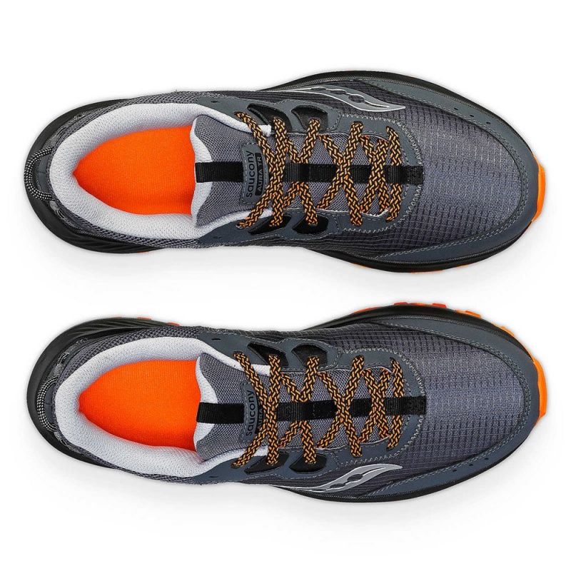 Saucony Aura Tr Carbon/Orange | 319562-CYQ