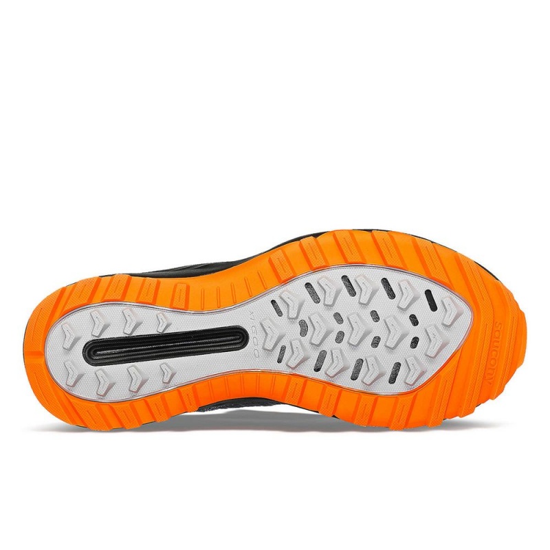 Saucony Aura Tr Carbon/Orange | 319562-CYQ