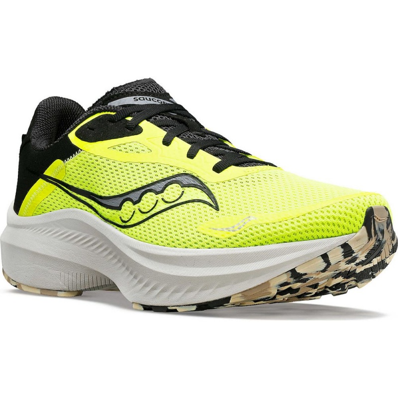 Saucony Axon 3 Citron/Black | 946018-YRH