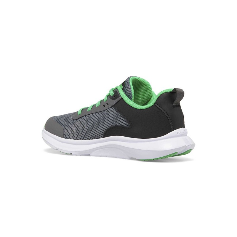 Saucony Axon 3 Sneaker Grey/Green | 495378-AEL