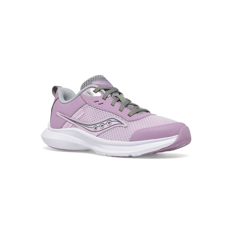 Saucony Axon 3 Sneaker Orchid/Grey | 503746-YFC