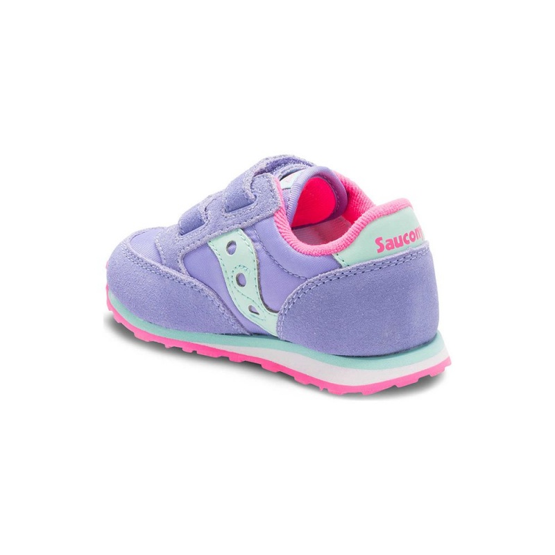 Saucony Baby Jazz Hook & Loop Sneaker Periwinkle | 426730-VYW