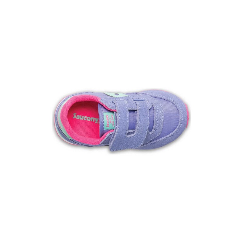 Saucony Baby Jazz Hook & Loop Sneaker Periwinkle | 426730-VYW