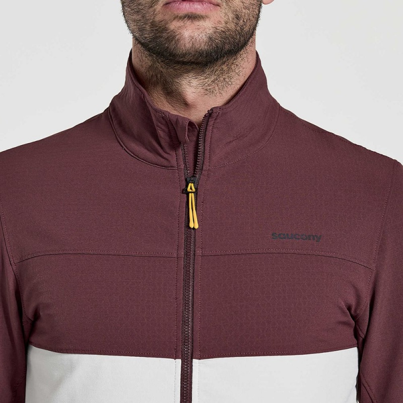 Saucony Bluster Jacket Stone | 814936-OUZ