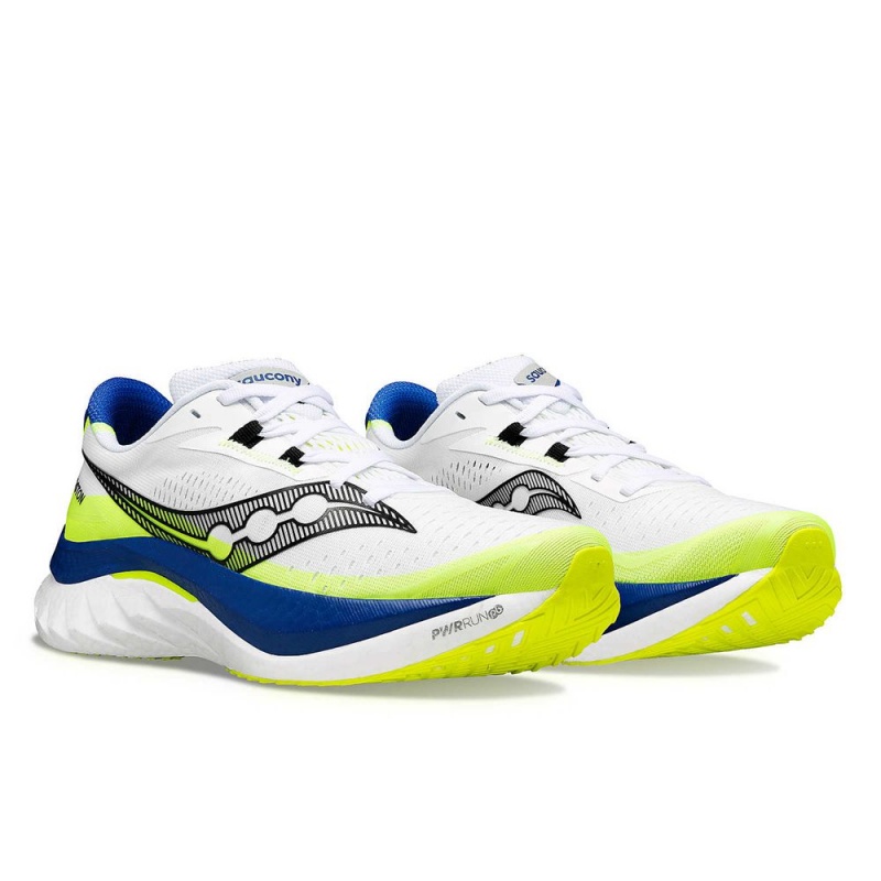 Saucony Boston Endorphin Speed 4 White/Blue | 072435-MSV