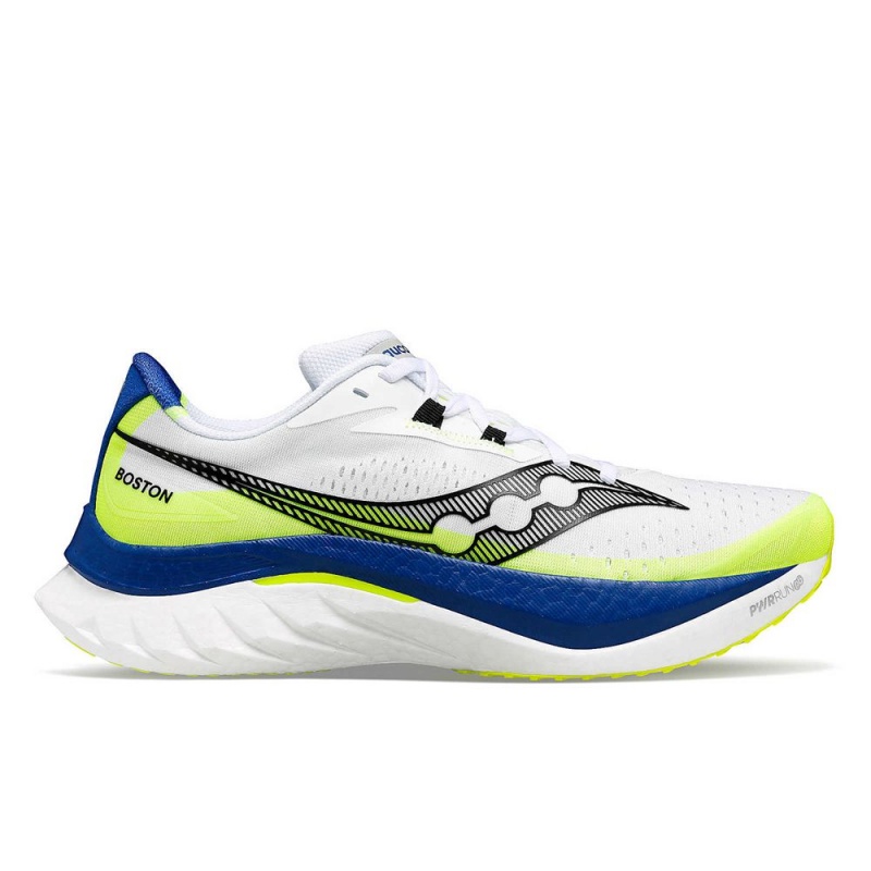 Saucony Boston Endorphin Speed 4 White/Blue | 072435-MSV