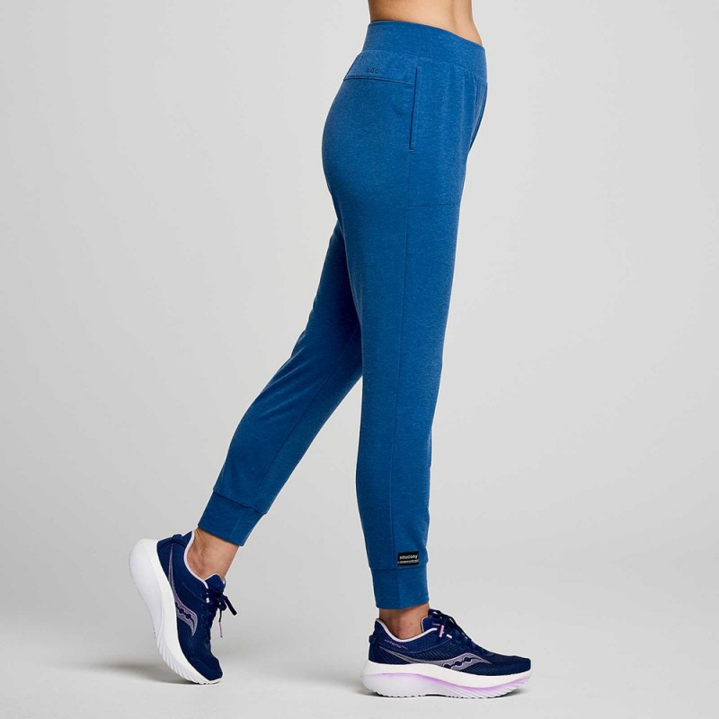 Saucony Boston Pant Indigo Heather | 324918-EHU