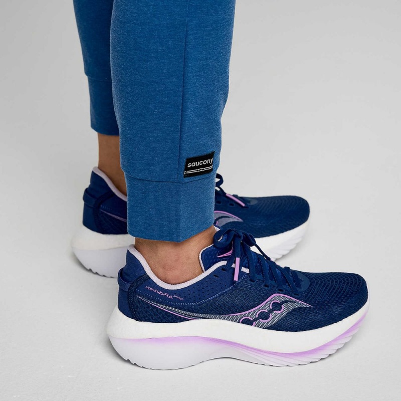 Saucony Boston Pant Indigo Heather | 324918-EHU