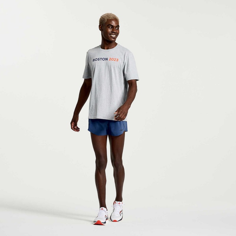 Saucony Boston Rested T-Shirt Boston 2023 | 514892-GJK