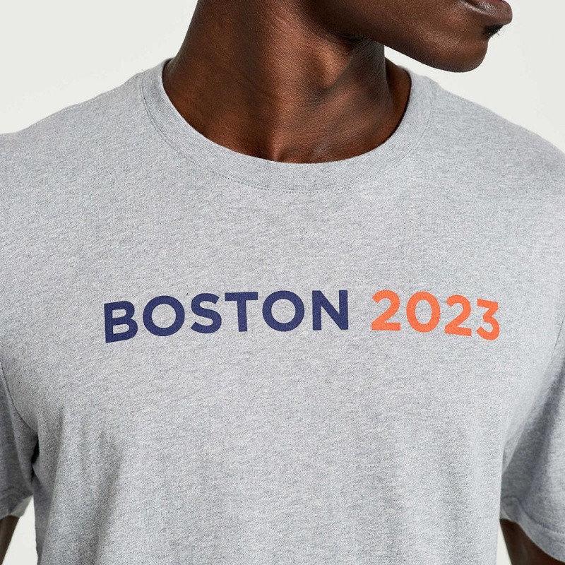 Saucony Boston Rested T-Shirt Boston 2023 | 514892-GJK