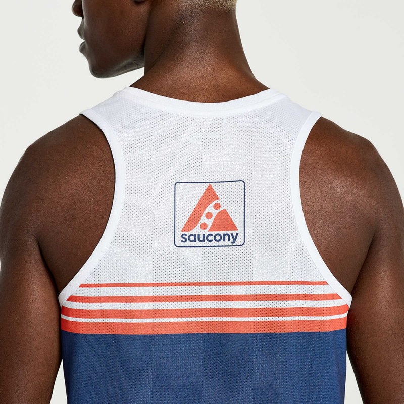 Saucony Boston Stopwatch Singlet Boston 2023 | 206485-HUZ