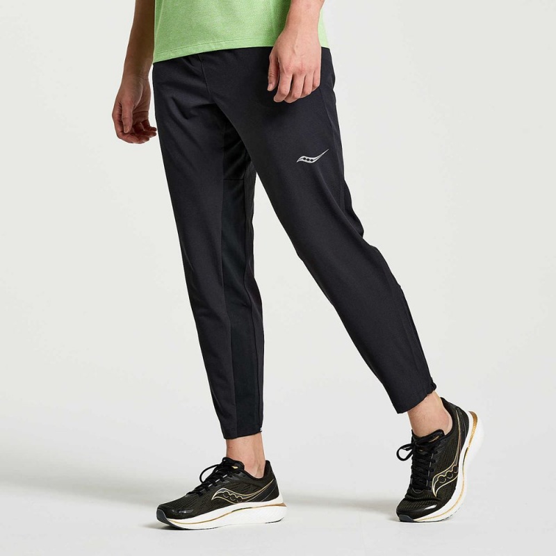 Saucony Boston Woven Pant Black | 931468-BNJ