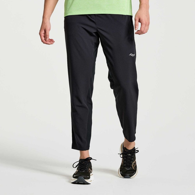 Saucony Boston Woven Pant Black | 931468-BNJ