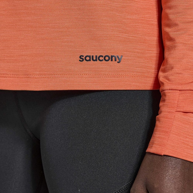 Saucony Boulder Baselayer Ember Heather | 830196-ASW