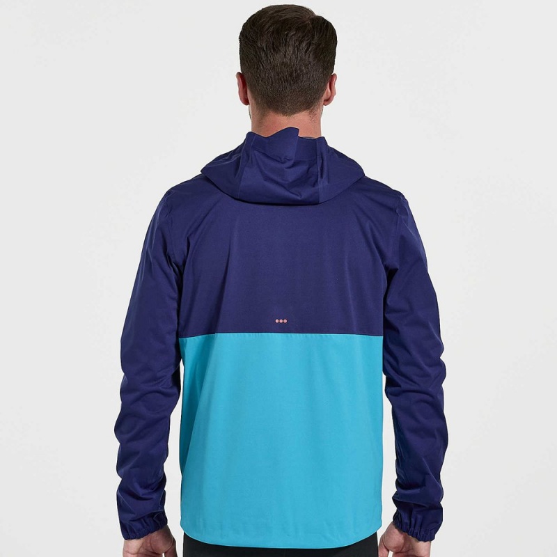 Saucony Boulder Drizzle Jacket Sodalite | 135076-DJB