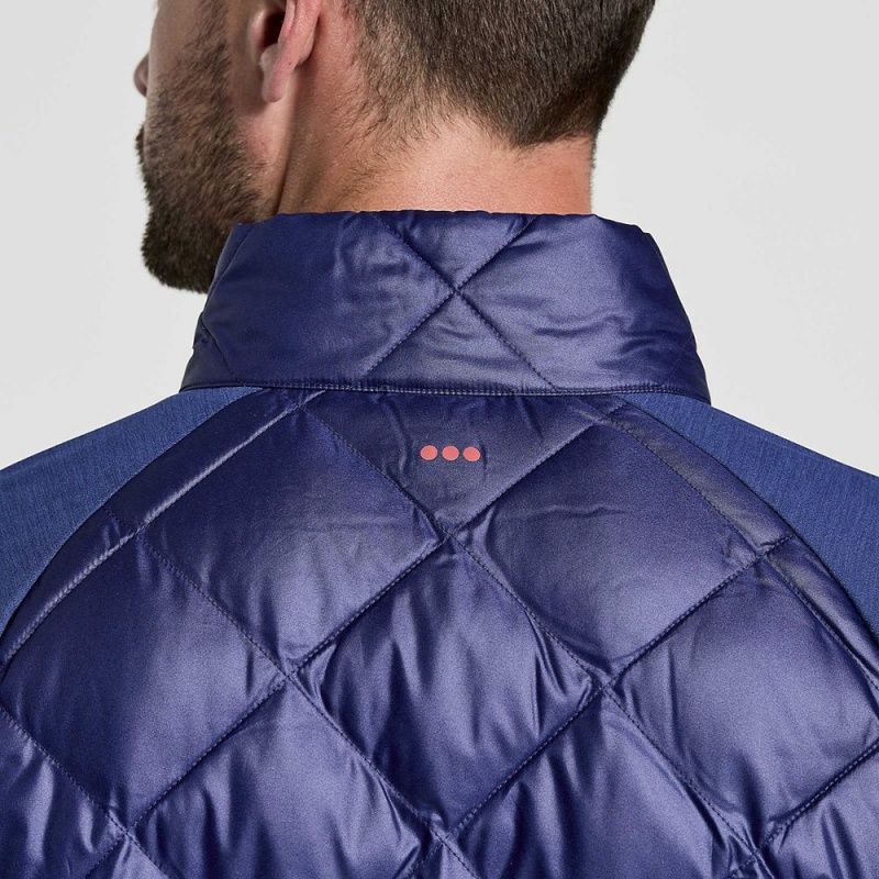 Saucony Boulder Oysterpuff Jacket Sodalite | 192784-CQY