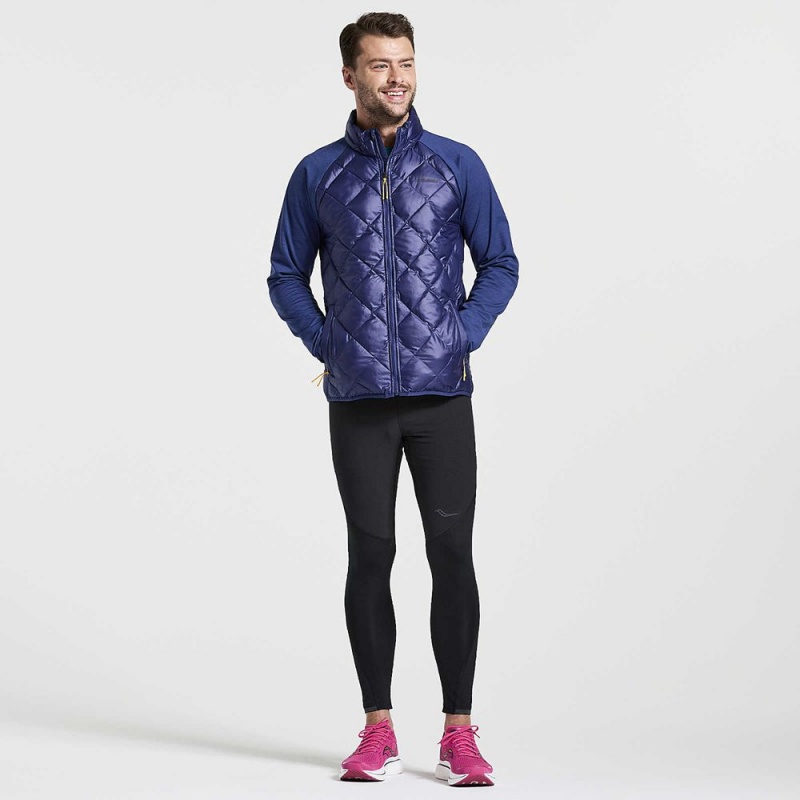 Saucony Boulder Oysterpuff Jacket Sodalite | 192784-CQY