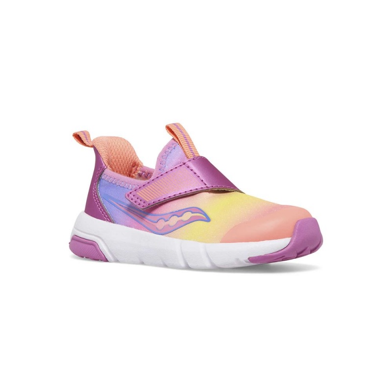 Saucony Breeze Slip On Jr. Sneaker Pink/Coral | 358270-KOY