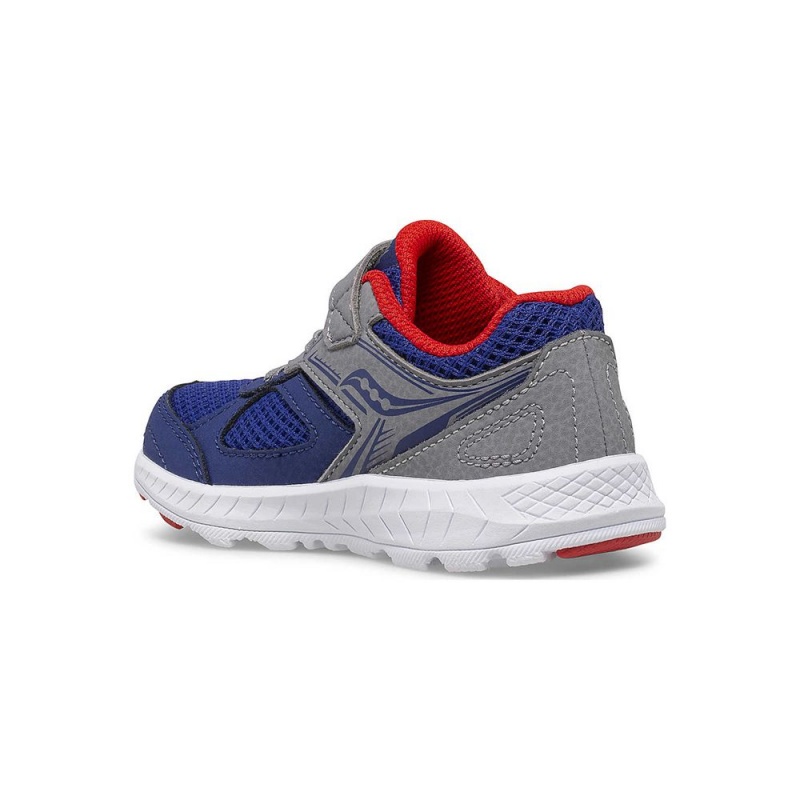 Saucony Cohesion 14 A/C Jr. Sneaker Navy/Red | 249603-OYK