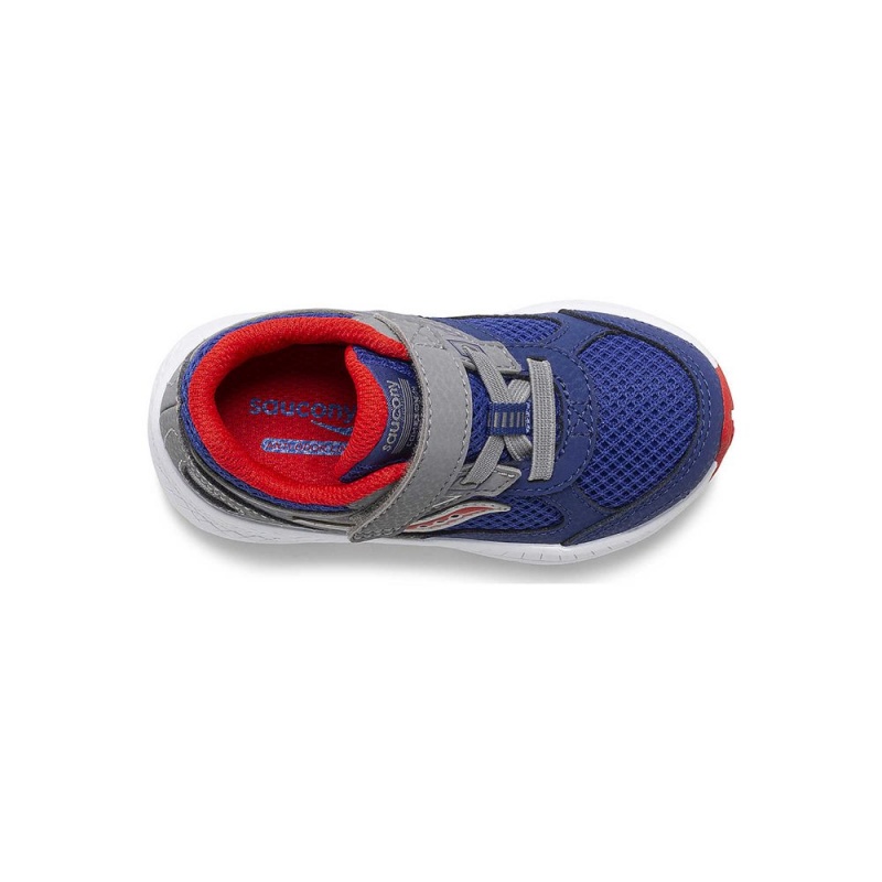 Saucony Cohesion 14 A/C Jr. Sneaker Navy/Red | 249603-OYK