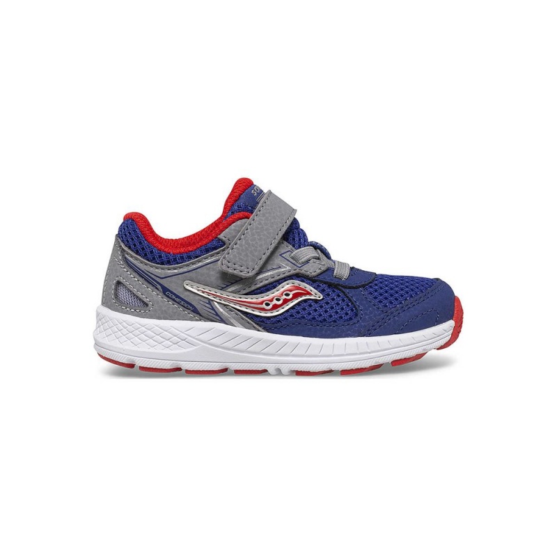 Saucony Cohesion 14 A/C Jr. Sneaker Navy/Red | 249603-OYK