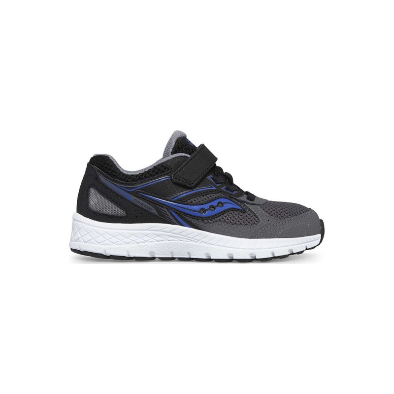 Saucony Cohesion 14 A/C Sneaker Black/Grey/Blue | 463725-YLU