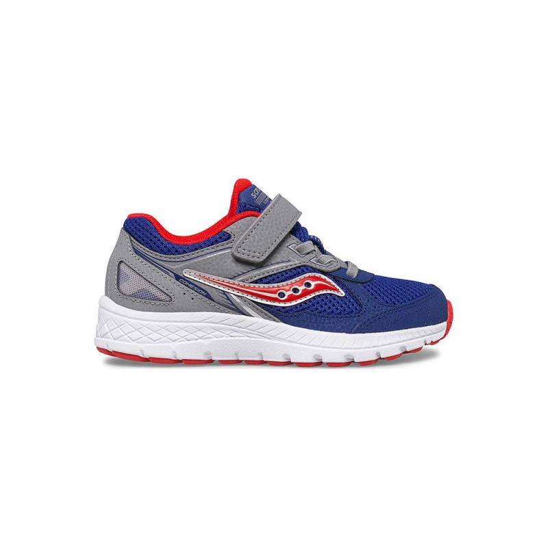 Saucony Cohesion 14 A/C Sneaker Navy/Red | 490615-BTJ