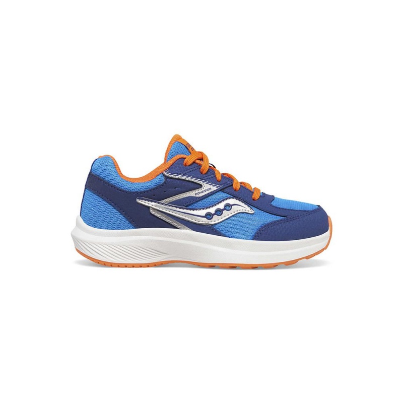 Saucony Cohesion Kdz Sneaker Blue/Orange | 018769-DVB