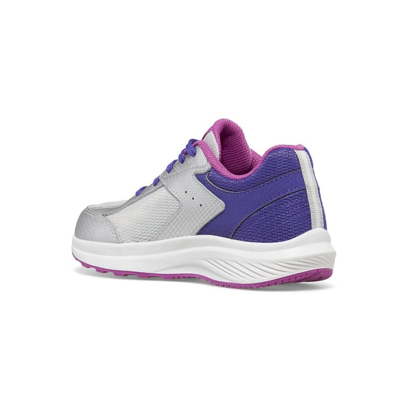 Saucony Cohesion Kdz Sneaker Purple/Silver/Pink | 983042-URS