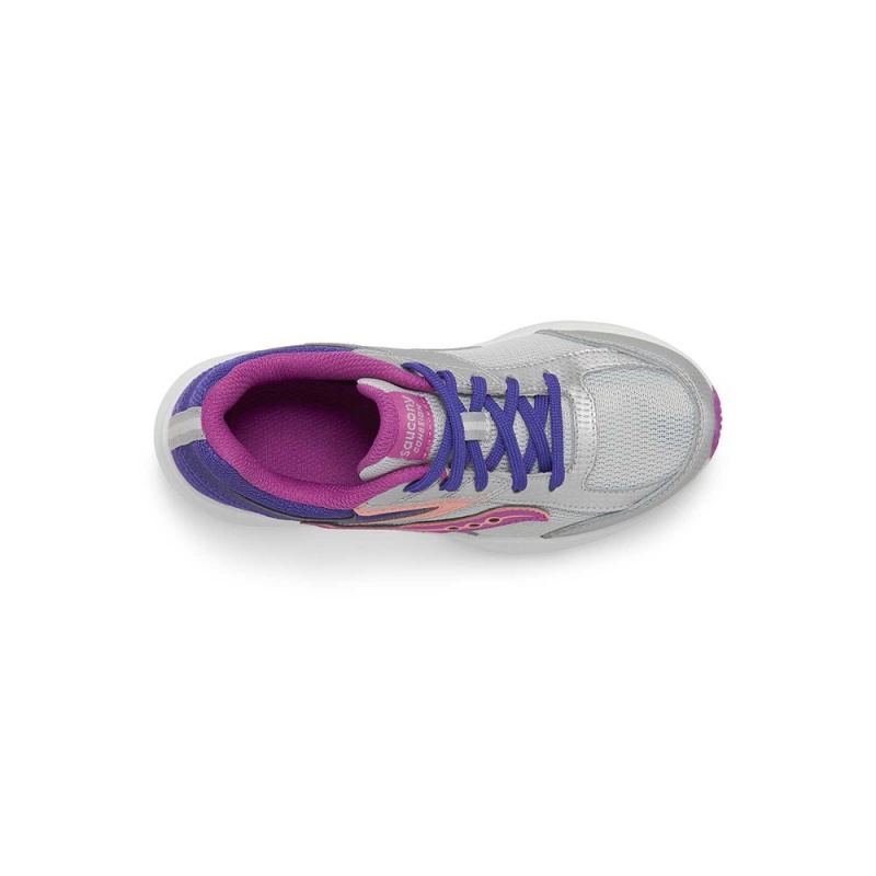 Saucony Cohesion Kdz Sneaker Purple/Silver/Pink | 983042-URS