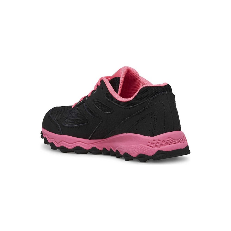 Saucony Cohesion Tr14 Lace Sneaker Black/Pink | 526109-JSH