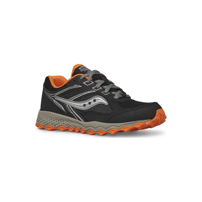 Saucony Cohesion Tr14 Lace Sneaker Black/Orange | 593416-BJP