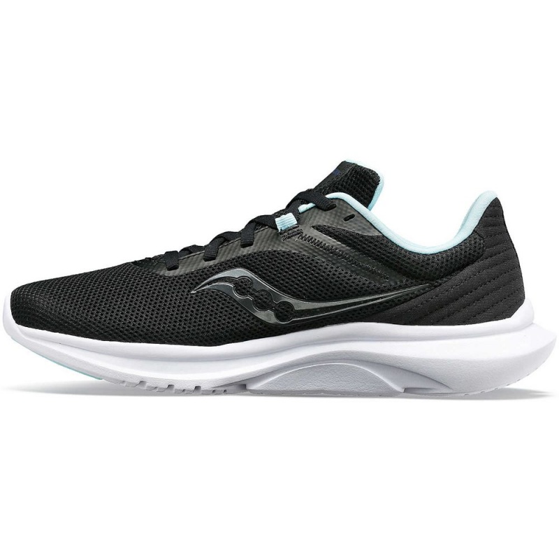 Saucony Convergence Black/Aqua | 062814-LCQ