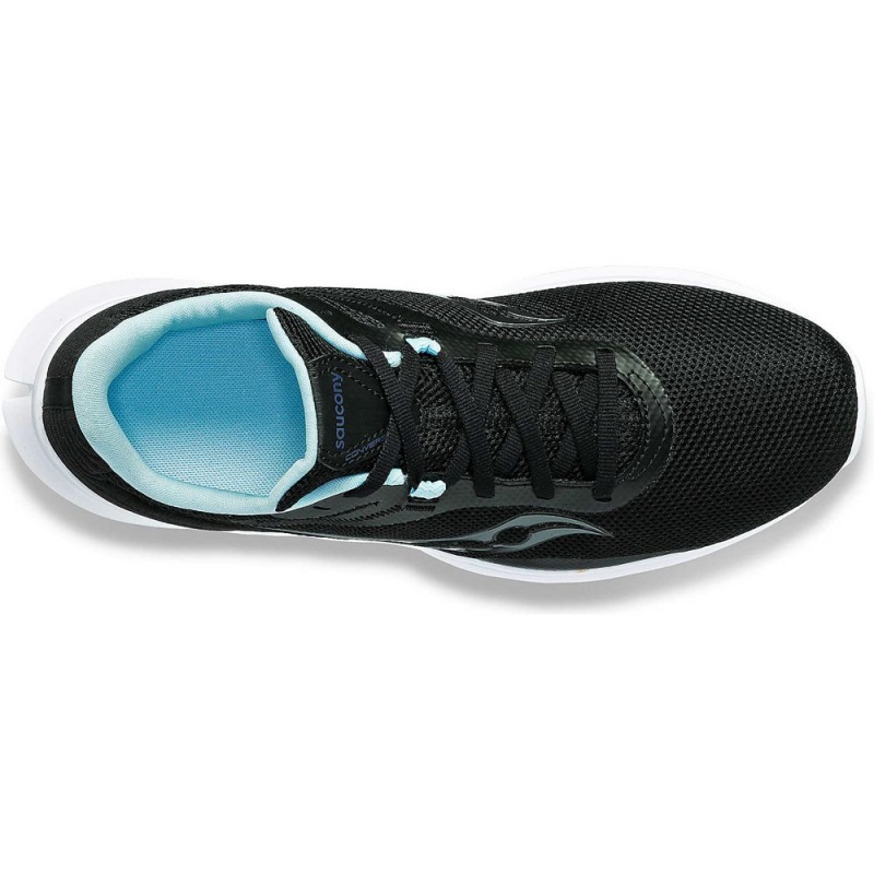 Saucony Convergence Black/Aqua | 062814-LCQ