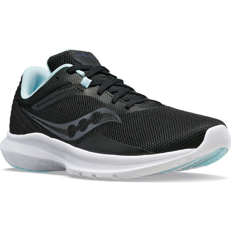 Saucony Convergence Black/Aqua | 062814-LCQ