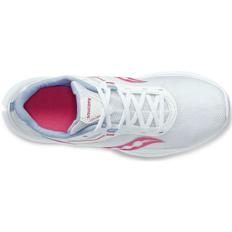 Saucony Convergence White/Pink | 683429-XSJ