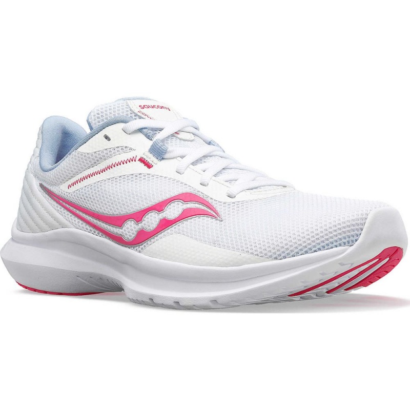 Saucony Convergence White/Pink | 683429-XSJ