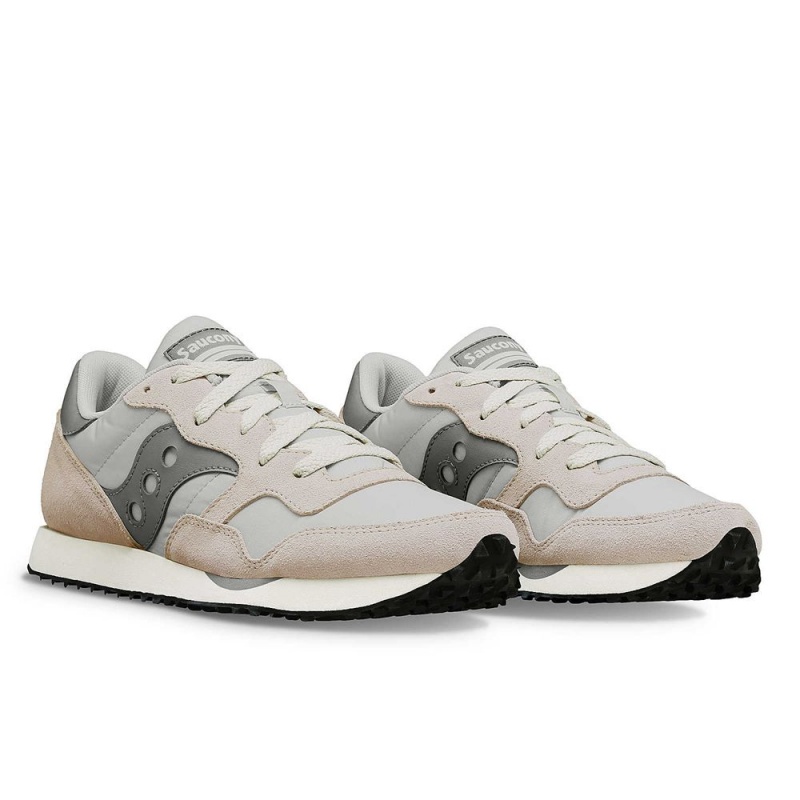 Saucony Dxn Trainer Light Grey/Pink | 514283-VUK