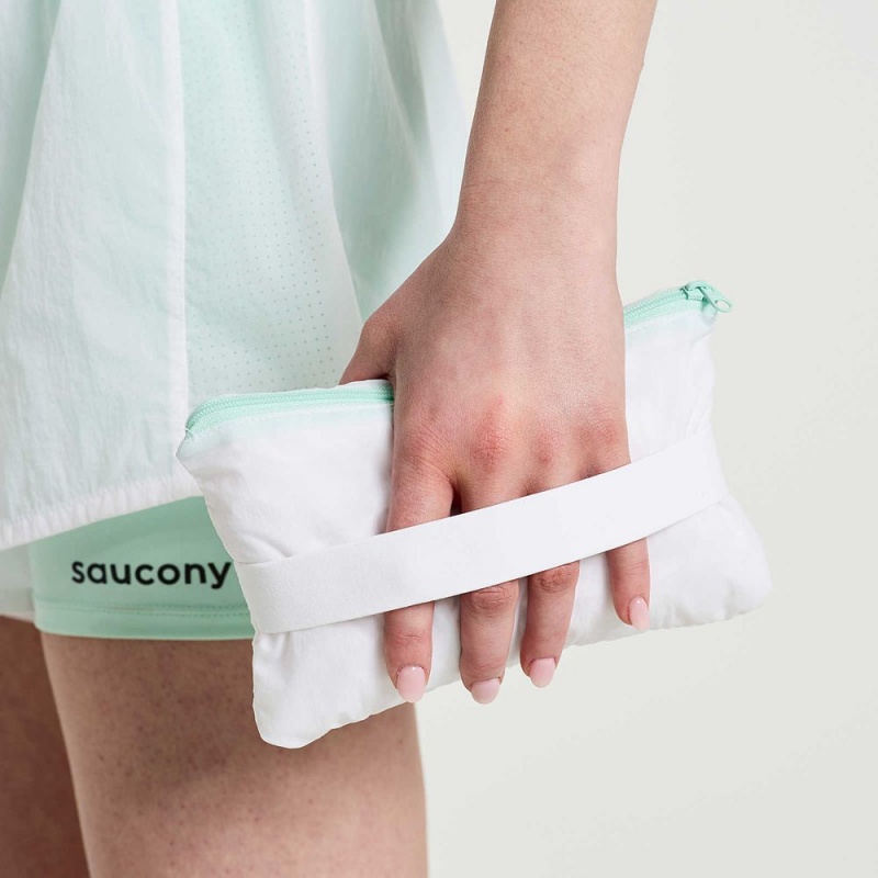 Saucony Elevate Packaway Jacket White | 749821-PER