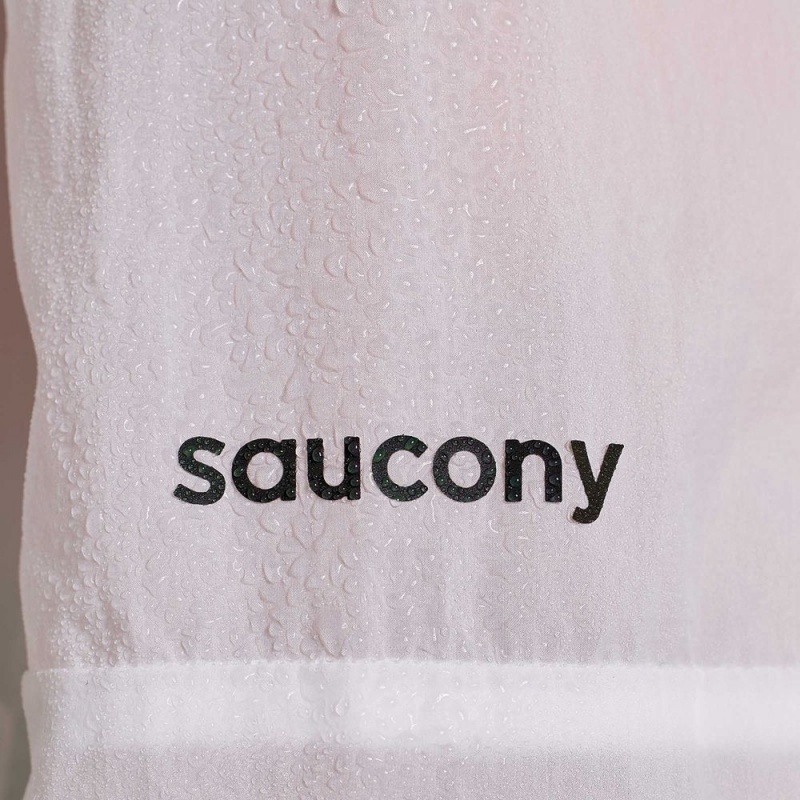 Saucony Elevate Packaway Jacket White | 749821-PER