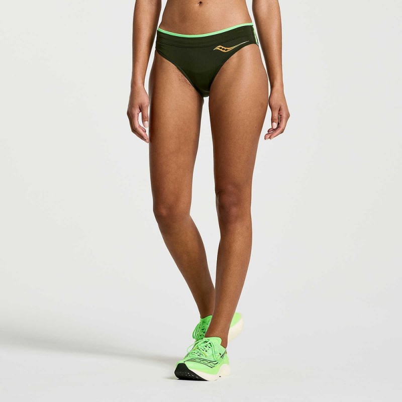 Saucony Elite Brief Short Umbra | 605984-YXZ