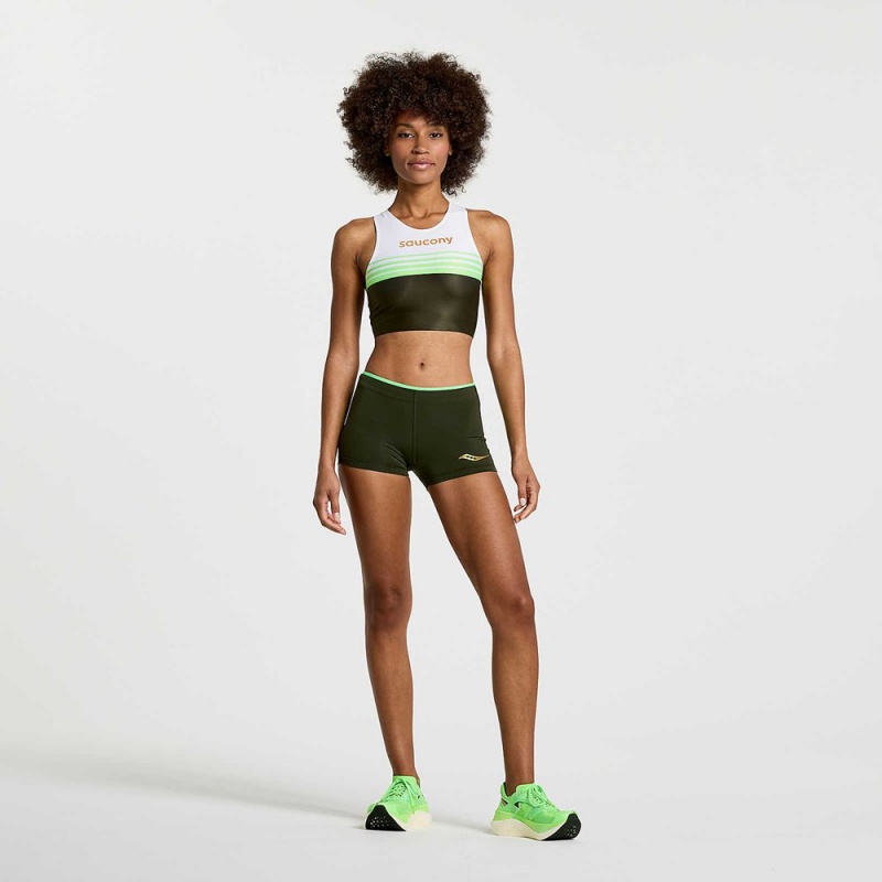 Saucony Elite Crop Top Umbra | 921754-KCO