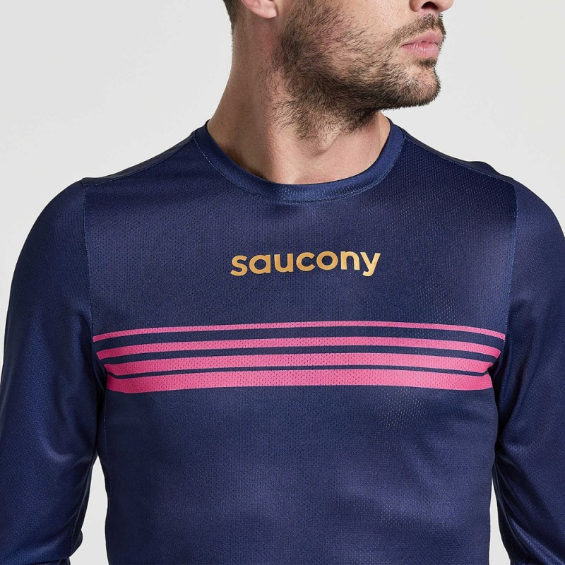 Saucony Elite Long Sleeve Sodalite | 350681-TUI