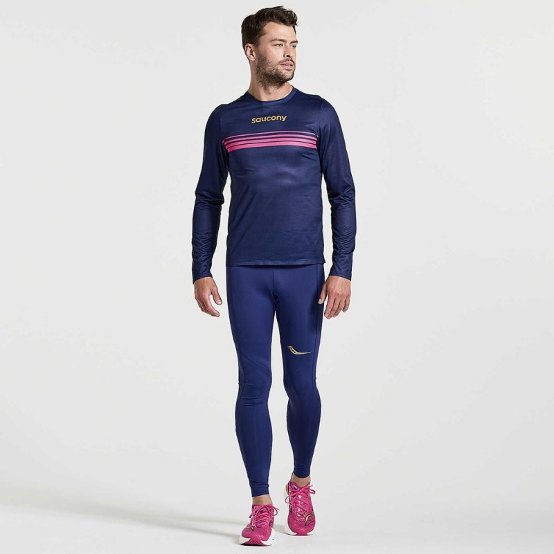 Saucony Elite Long Sleeve Sodalite | 350681-TUI