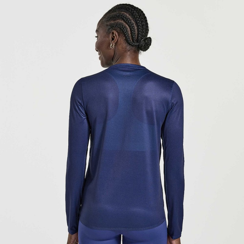 Saucony Elite Long Sleeve Sodalite | 845273-LVB