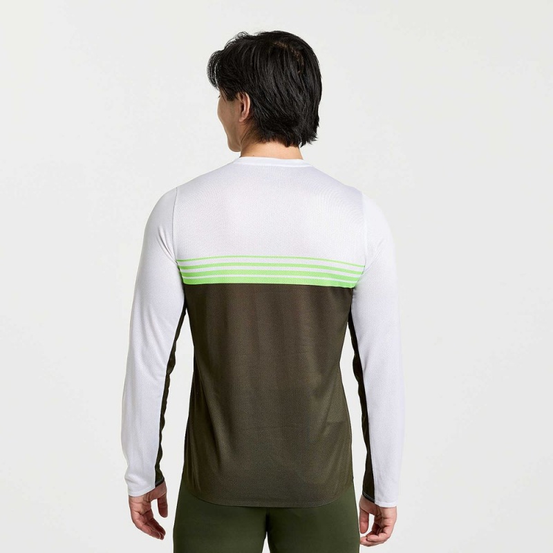 Saucony Elite Long Sleeve Umbra | 194358-GNH