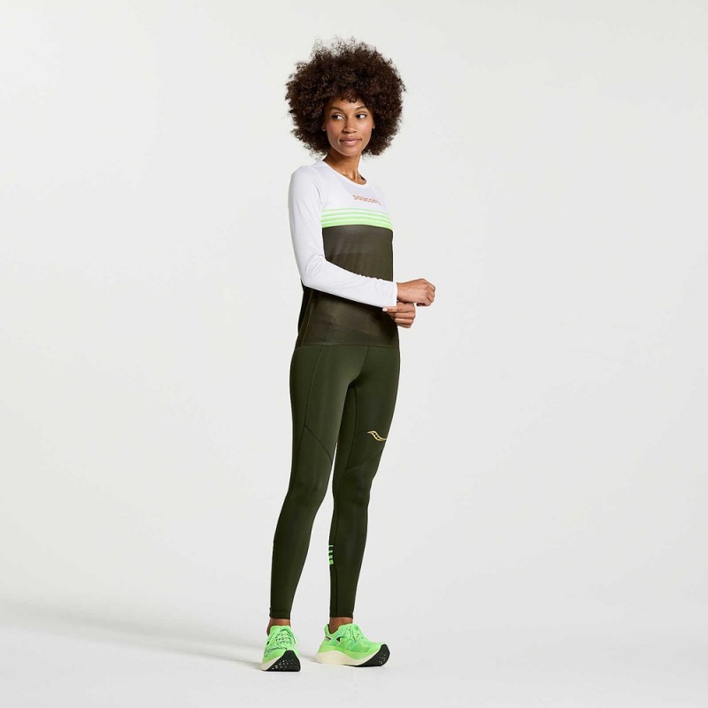 Saucony Elite Long Sleeve Umbra | 608743-WZD