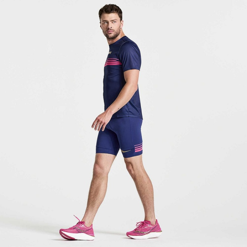 Saucony Elite Short Sleeve Sodalite | 294706-RWE